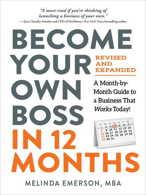 Title details for Become Your Own Boss in 12 Months, Revised and Expanded by Melinda Emerson - Wait list